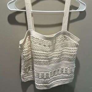 Abercrombie crochet tank NWOT